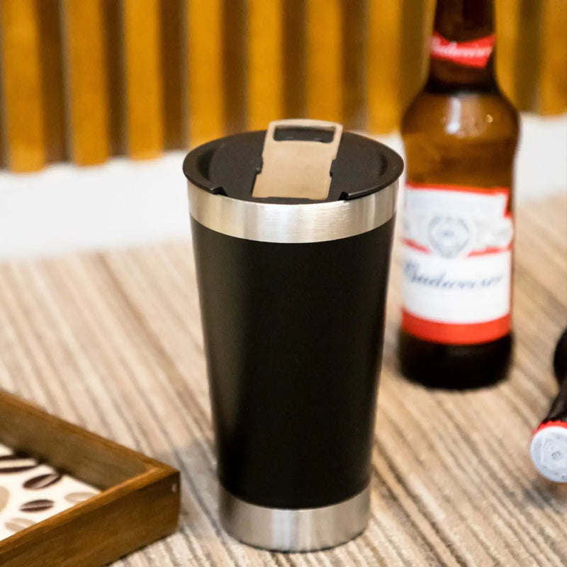 Copo Térmico Inox com Abridor
