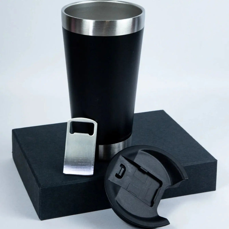 Copo Térmico Inox com Abridor